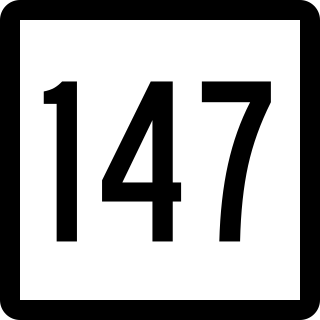 <span class="mw-page-title-main">Connecticut Route 147</span> State highway in Middlesex County, Connecticut, US