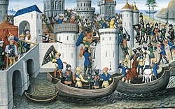 De inname van Constantinopel door de kruisvaarders