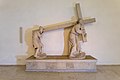 * Nomination Cross in the St Viktor Church, Dülmen, North Rhine-Westphalia, Germany --XRay 05:33, 1 February 2018 (UTC) * Promotion  Support Good quality.--Agnes Monkelbaan 06:03, 1 February 2018 (UTC) CommentAgnes was faster:) From my side a really weak pro. Normally (not a QI Rule) such shadows area is pity, but the counting point are the colours (The wall is really such chamois?) I was liking the older version more, (here i can imagine 500K to much) only the front side of the stones looks right.--Hans-Jürgen Neubert 06:15, 1 February 2018 (UTC)