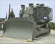 IDF D9T on display in Israel 66th Independence Day exhibition