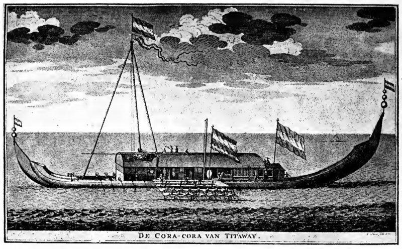 Kapal Kora Kora yang digunakan dalam Pelayaran Hongi