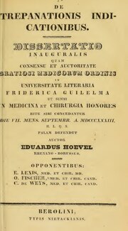 Thumbnail for File:De trepanationis indicationibus - dissertatio inauguralis ... (IA b22482933).pdf