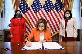 Deb Haaland, Nancy Pelosi & Norma Torres