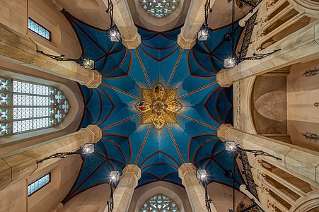 Decke der Eingangshalle in Schloss Marienburg