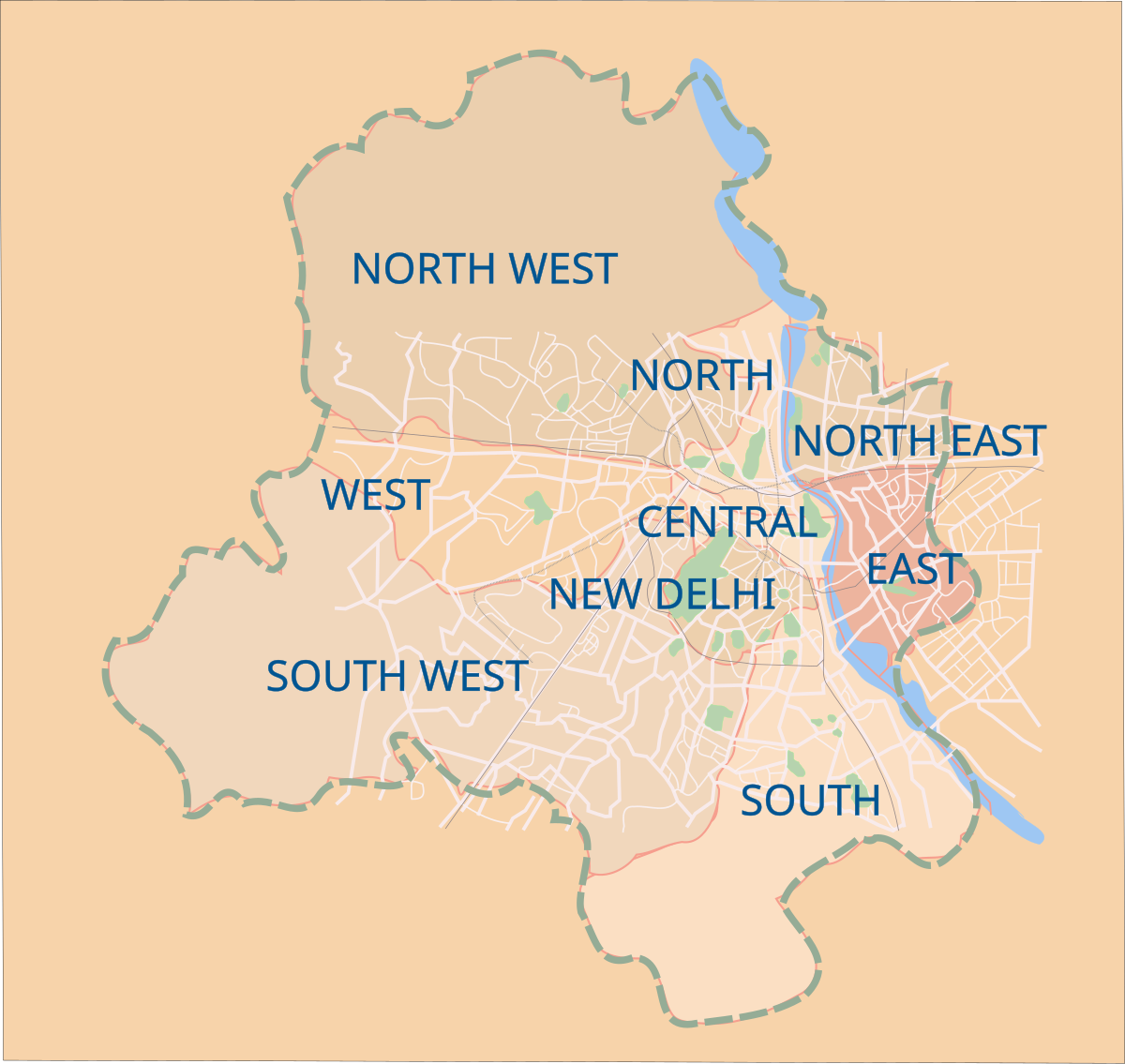 South East Delhi District Map Gandhi Nagar, Delhi - Wikipedia