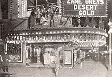 Desert Gold while in cinemas in 1920 at the Majestic Theatre. DesertGold-incinema-portlandor-1920.jpg