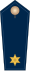 Blue epaulette with 1 golden star