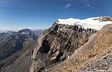 The main summit from the southeast side