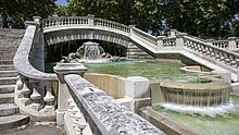 Der Park Jardin Darcy in Dijon, Frankreich