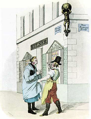 Dörbecki karikatuur aastast 1830