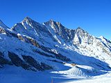 Täschhorn, Dom und Lenzspitze (von links)