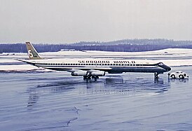 DC-8-63CF авиакомпании Seaboard World Airlines, идентичный пострадавшему