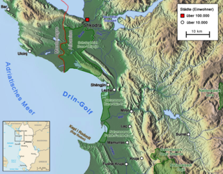 <span class="mw-page-title-main">Gulf of Drin</span> Inlet of the Adriatic Sea in the northern coast of Albania