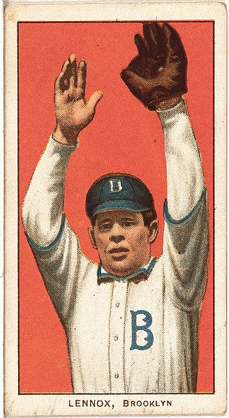 File:Ed Lennox, Brooklyn Superbas, baseball card portrait LCCN2008675248.jpg