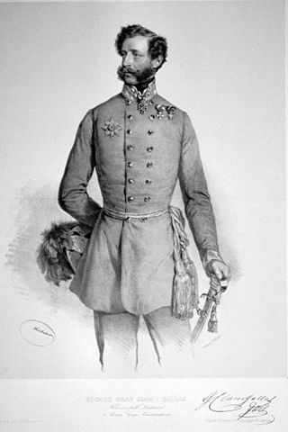 <span class="mw-page-title-main">Eduard Clam-Gallas</span> Austrian general (1805–1891)