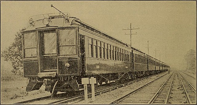 Electric traction was used on the West Jersey and Seashore Railroad, 1906