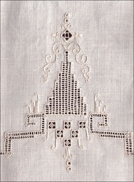 File:Embroidered white work drawn thread work detail.jpg
