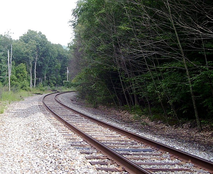 File:Erie track at Pond Eddy Pennsylvania.jpg