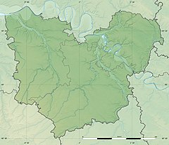 Mapa lokalizacyjna Eure