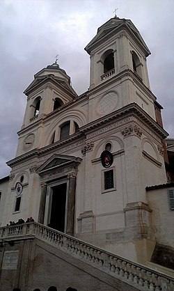 Exterior of the Trinità dei Monti.jpg