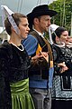 Le cercle celtique Gwen ha Du lors du défilé de la Fête des brodeuses 2014 à Pont-l'Abbé 5