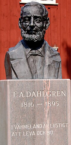 Fredrik August Dahlgren på Ransäters hjemstavnfriluftsmuseum