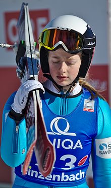 FIS Světový pohár ve skoku na lyžích, dámy Hinzenbach 20170205 DSC 0106.jpg