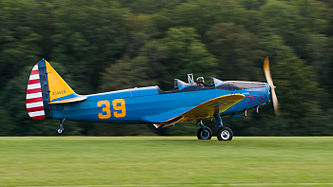 English: The Flying Bulls Fairchild PT-19B Cornell (reg. N50429 (39), cn T43-5205, built in 1943). Engine: Ranger 6-440C5. Deutsch: The Flying Bulls Fairchild PT-19B Cornell (Reg. N50429 (39), cn T43-5205, Baujahr 1943). Motor: Ranger 6-440C5.