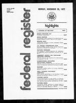 Fayl:Federal Register 1977-11-28- Vol 42 Iss 228 (IA sim federal-register-find 1977-11-28 42 228).pdf üçün miniatür