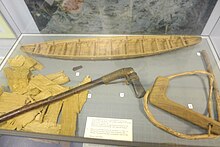 Ferriby boat model and replica tools, Britain, c. 2000 BC Ferriby boat model and replica tools.jpg