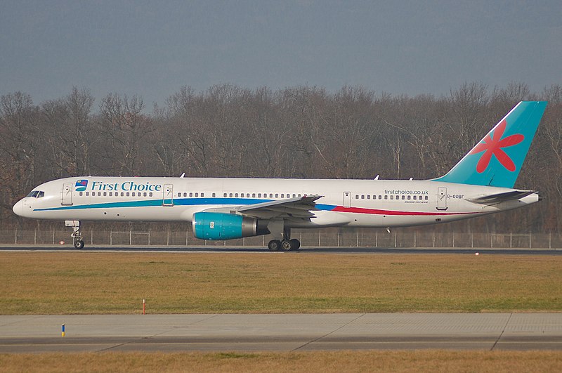 File:First Choice Boeing 757; G-OOBF@GVA;30.12.2006 445id (7393544010).jpg