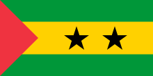 The flag of Sao Tome and Principe