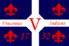 Flag of وینسنس، ایندیانا