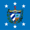 Vlag van de president van Cuba.