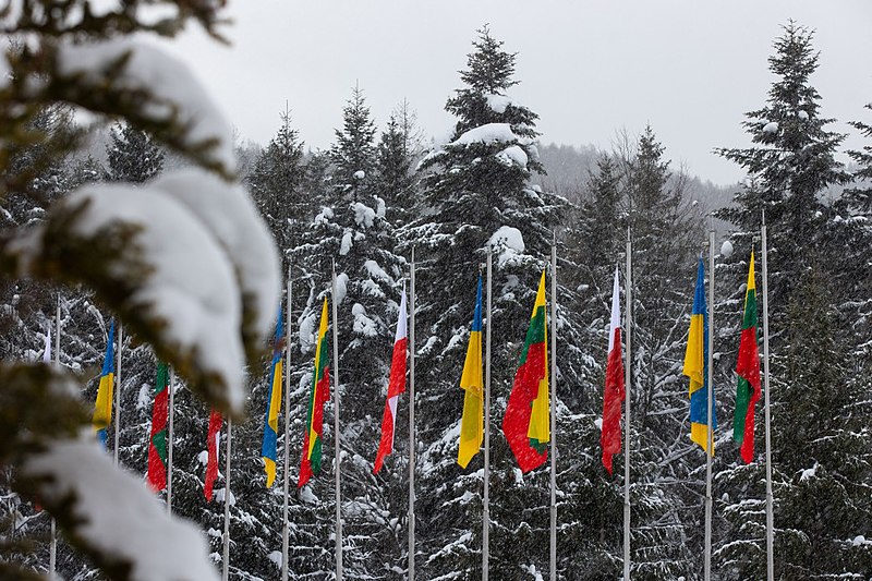 File:Flags of Ukraine, Poland and Lithuania.jpg