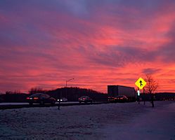 Закат над шоссе 