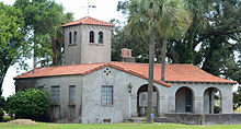 The building that was used as a welcome center