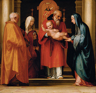 <i>Presentation of Christ in the Temple</i> (Fra Bartolomeo) Painting by Fra Bartolomeo