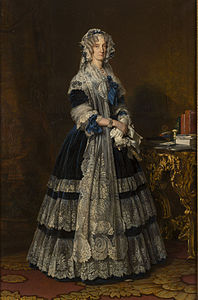 Portrait de la reine des Français Marie-Amélie de Bourbon-Siciles (1842).