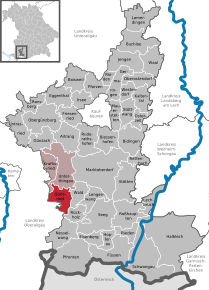 Poziția localității Görisried