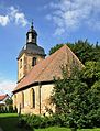 Kirche mit Ausstattung und Kirchhof