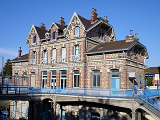 Gare dÉpinay-sur-Seine railway station in Épinay-sur-Seine, France