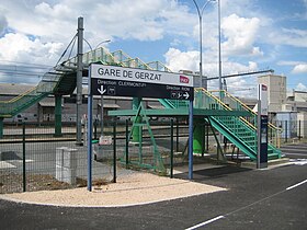 A Gare de Gerzat cikk szemléltető képe