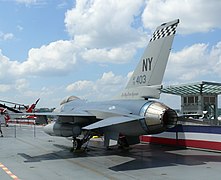 F-16, left rear