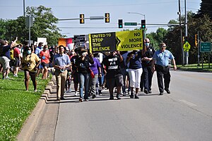 George Floyd protests in Leavenworth, Kansas (Front).jpg