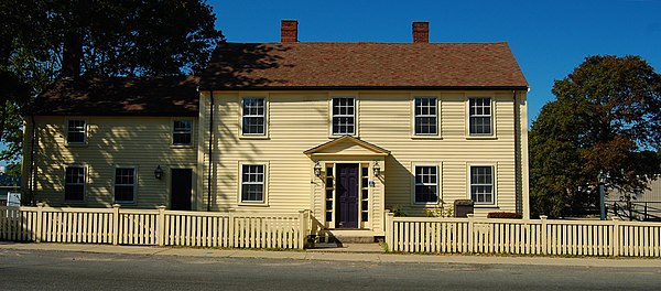 Peabody's birthplace, now the George Peabody House Museum, in Peabody, Massachusetts