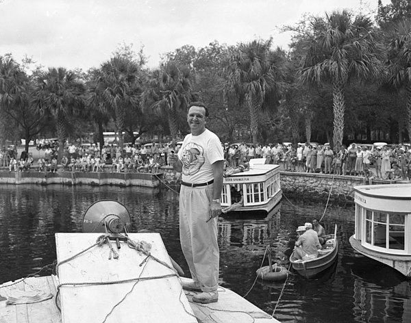 Sidney while filming 1955's Jupiter's Darling