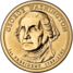 George Washington presidentiële $ 1 munt obverse.png