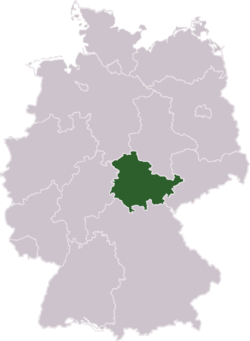 Thüringen an Däitschland