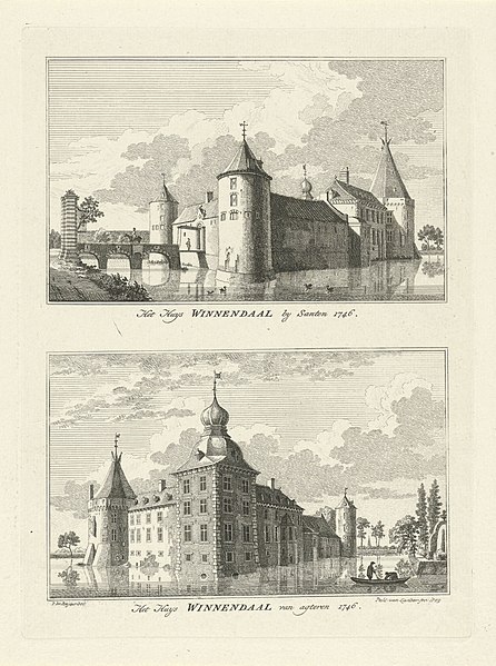 File:Gezichten op het Huis Winnendaal, 1746 Het Huys Winnendaal by Santen 1746 Het huys Winnendaal van agteren 1746 (titel op object) Dorps- en stadsgezichten te Kleef (serietitel), RP-P-OB-46.418.jpg